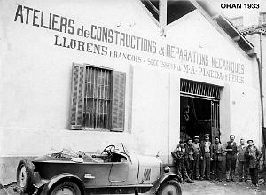 X ARCHIVE COUSINS ORAN GARAGE LLORENS 1933